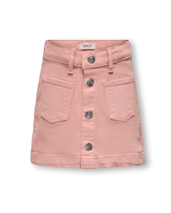 Only Mini Amazing Col Skirt Tai Denim Misty Rose 92 Cm