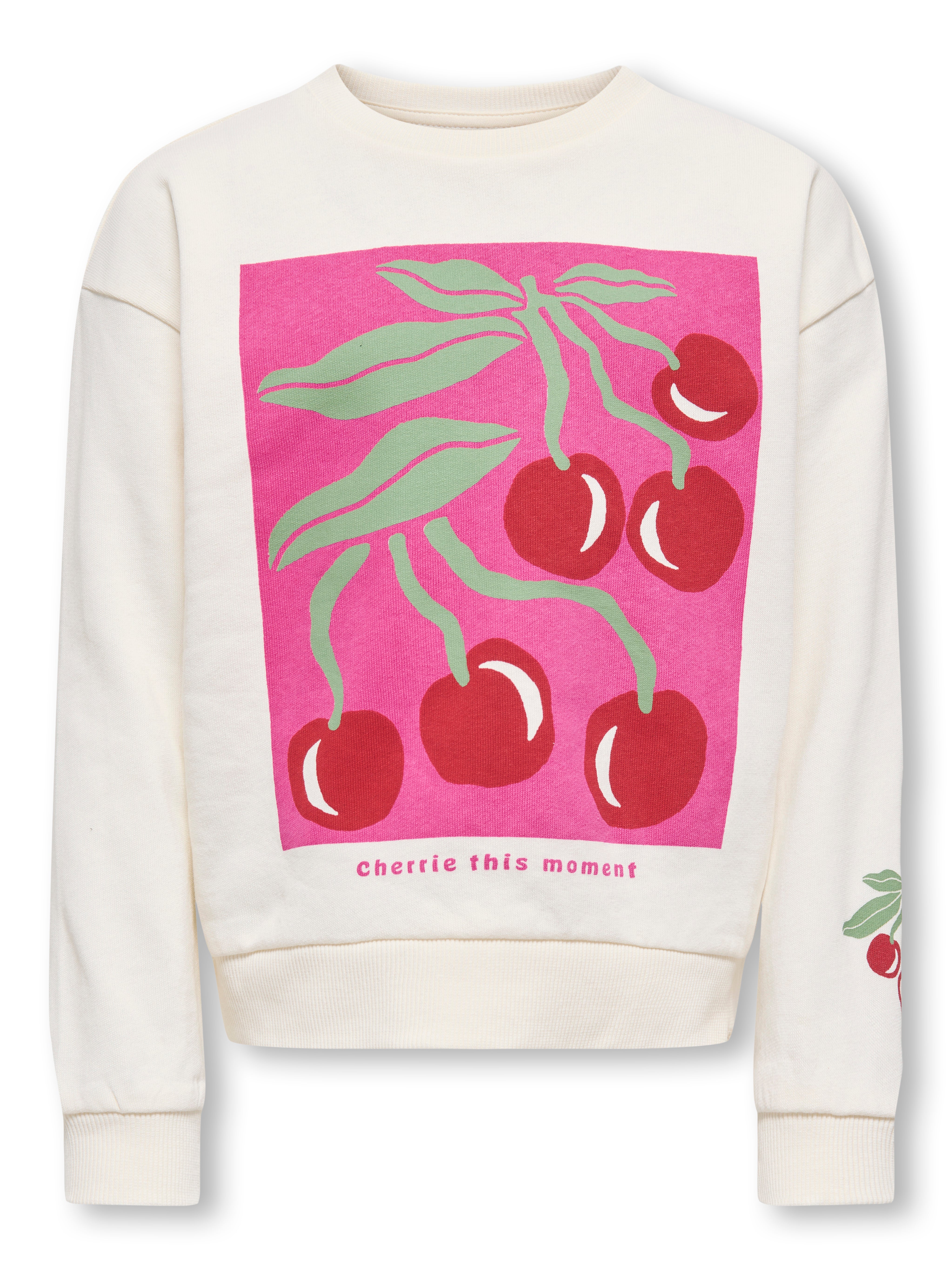 Only Mini Artsy Loose Sweatshirt Tofu 92 Cm