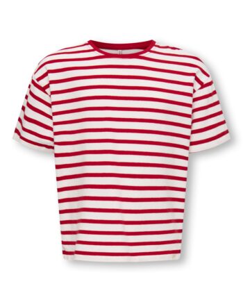 Only Mini Asta Life Ss Top Equestrian Red Cloud Dancer 92 Cm