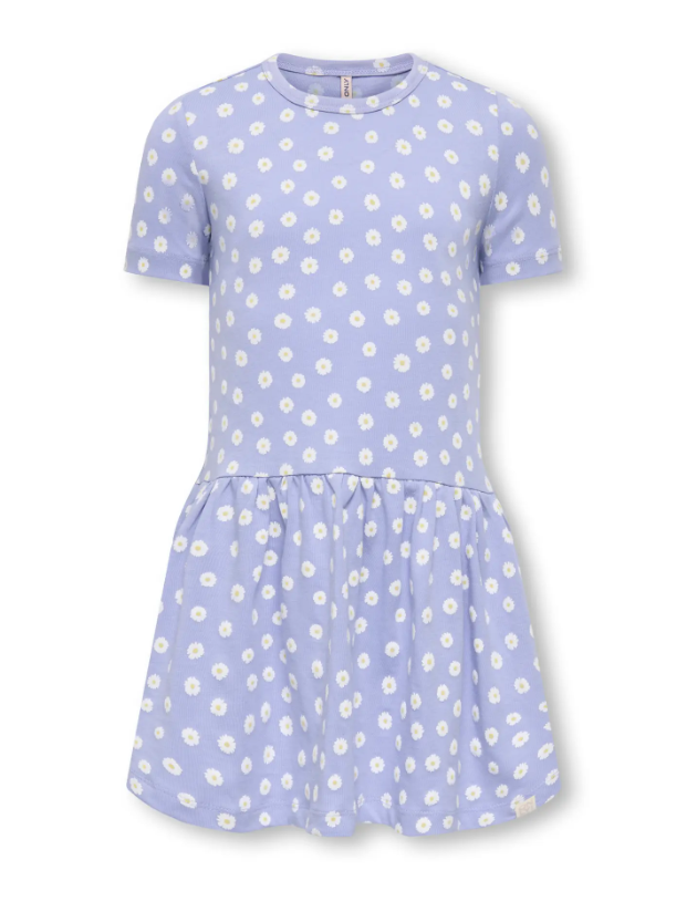 Only Mini Cally Ss Dress Sweet Lavender Daisy 92 Cm