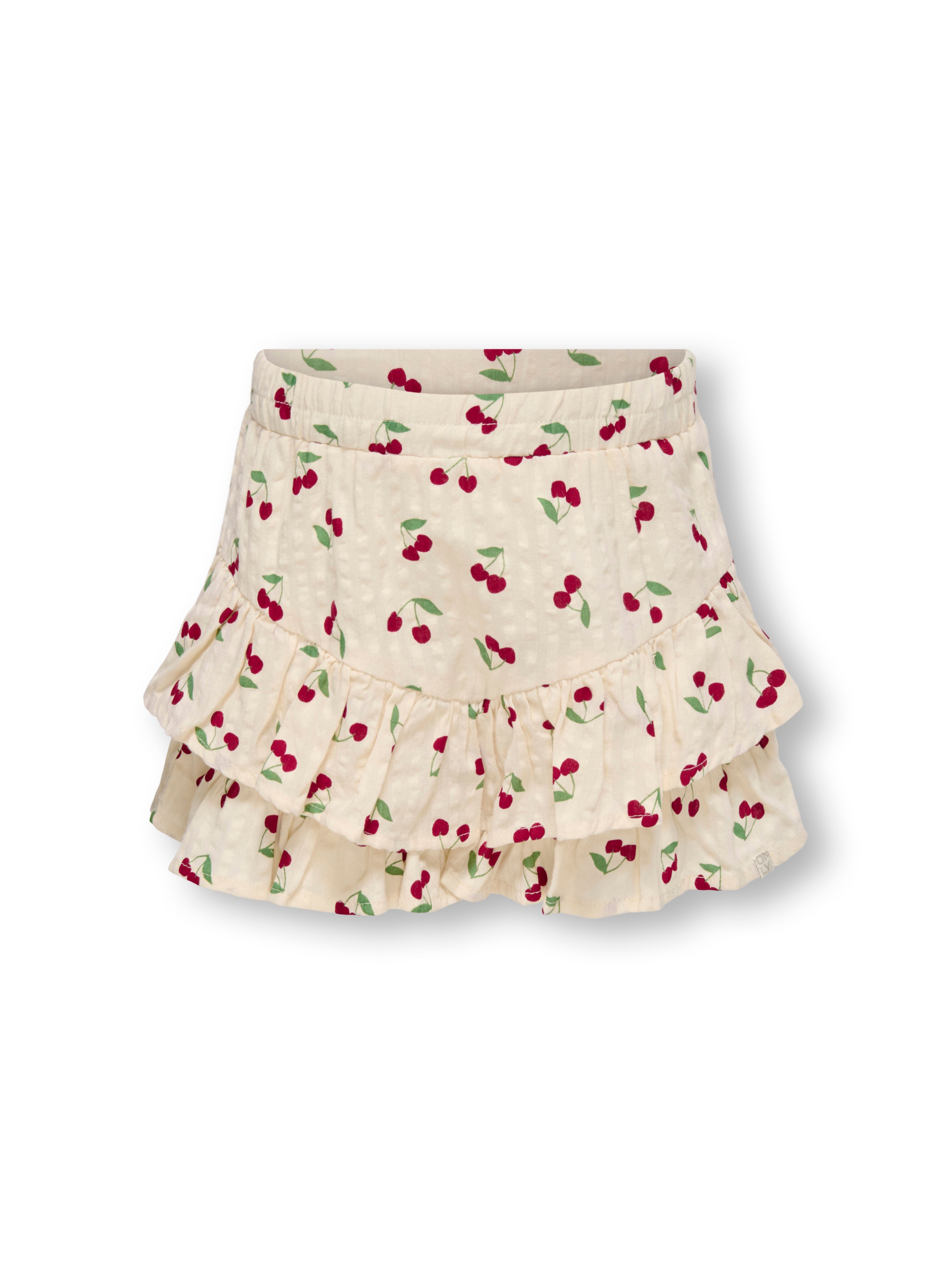 Only Mini Cerise Frill Skort Whitecap Gray 92 Cm