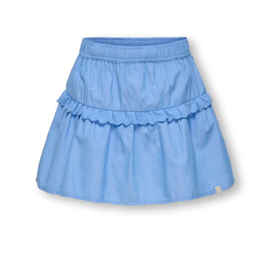 Only Mini Clare Ruffle Skort Cornflower Blue 92 Cm