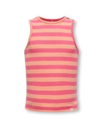 Only Mini Kenya Rib Tank Top Camellia Rose Salmon 92 Cm