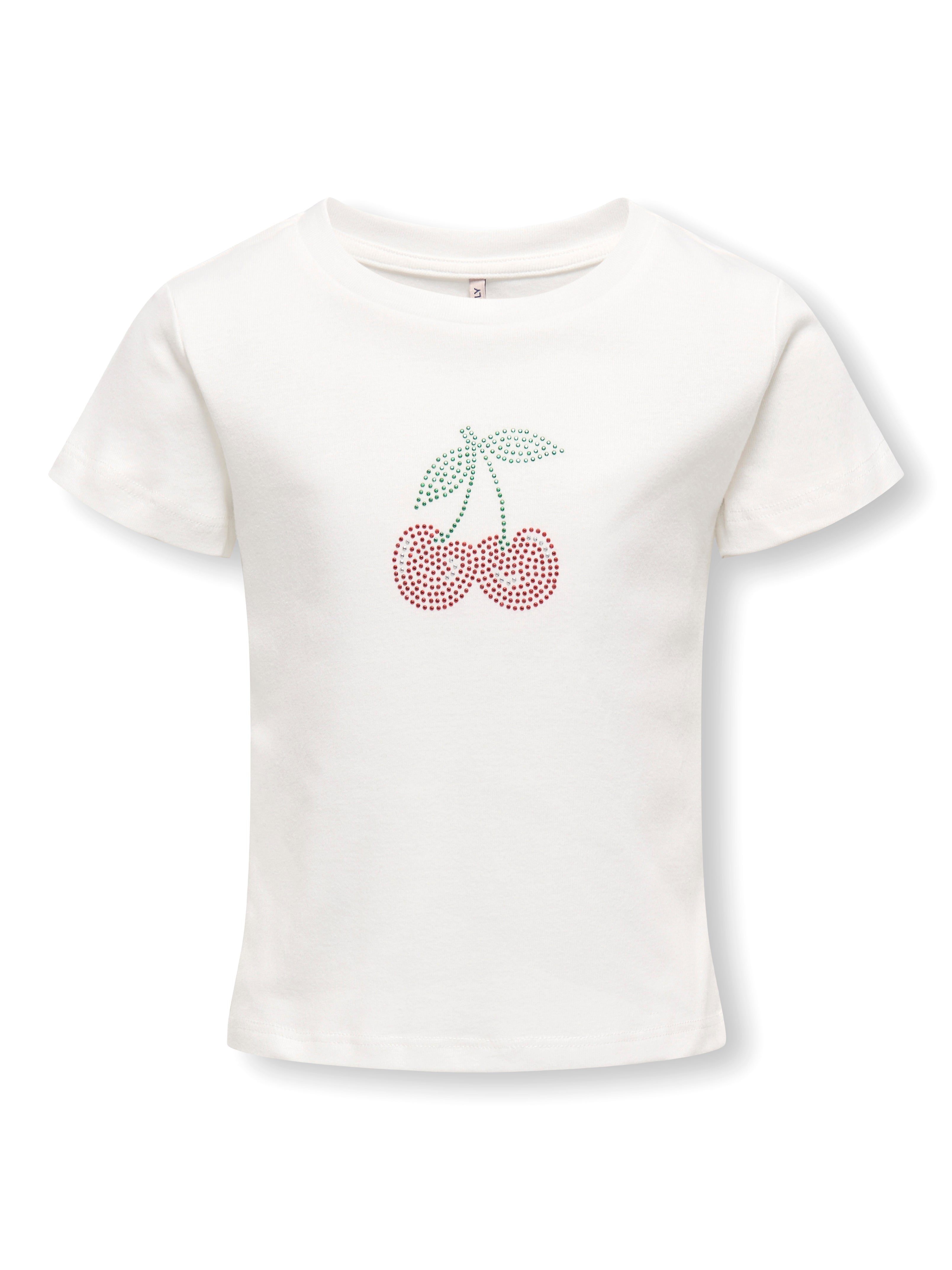 Only Mini Kira Life Bling Top Cloud Dancer Cherry 92 Cm