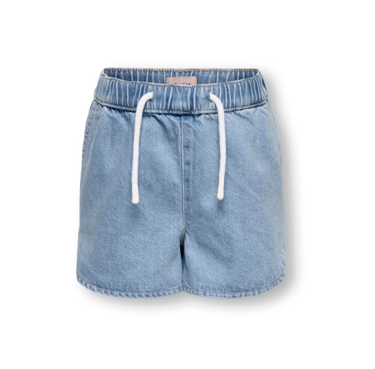 Only Mini Pierce Denim Shorts Light Blue Denim 92 Cm