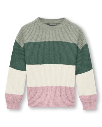 Only Mini Sandy Life Stripe Knit Desert Sage 92 Cm