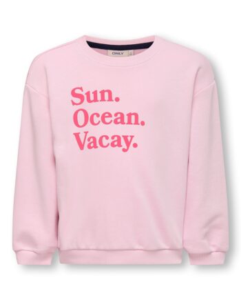 Only Mini Summer Loose Sweatshirt Roseate Spoonbill 92 Cm