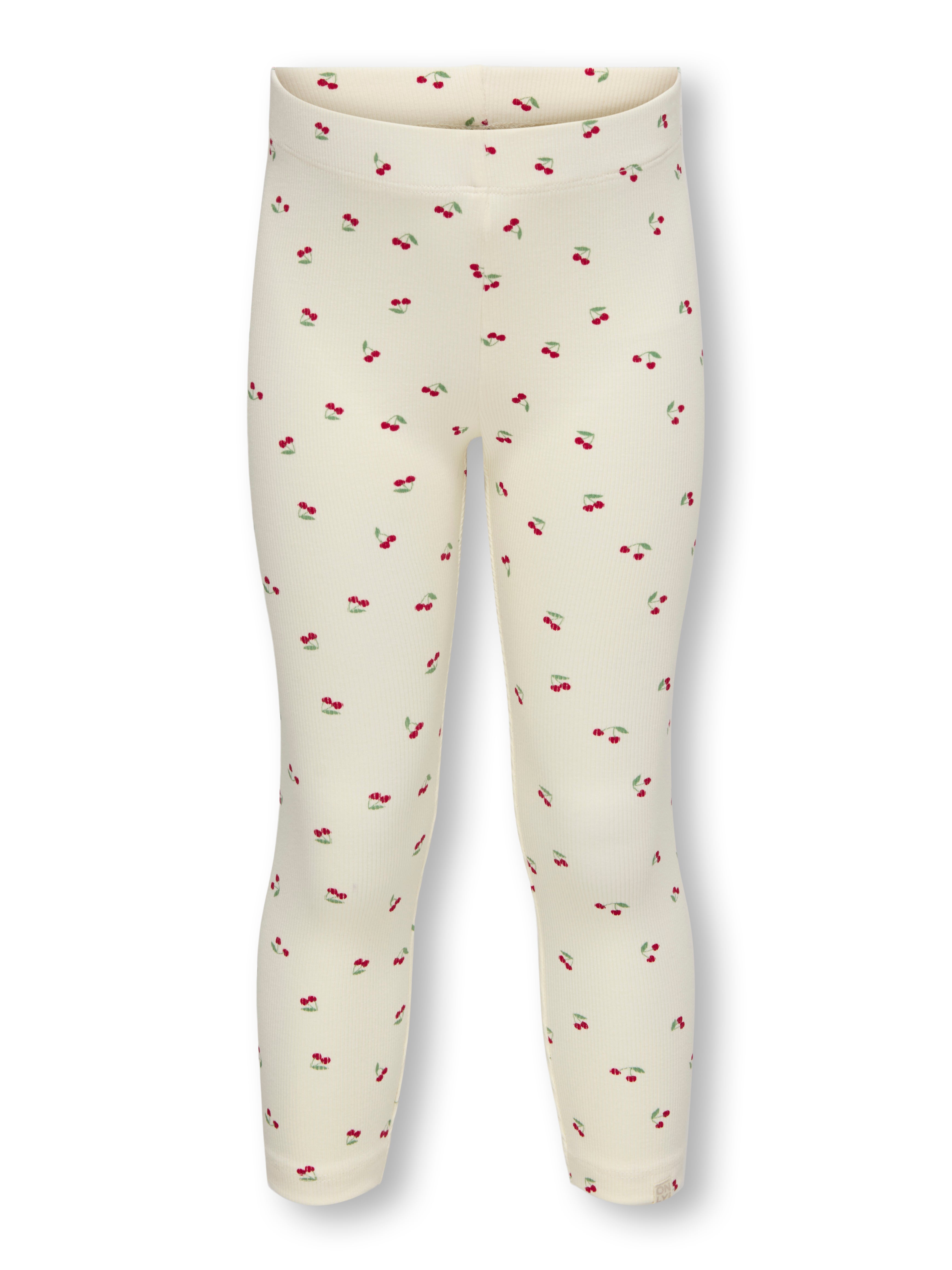 Only Mini Trinny Life Leggings Tofu Cherry 92 Cm