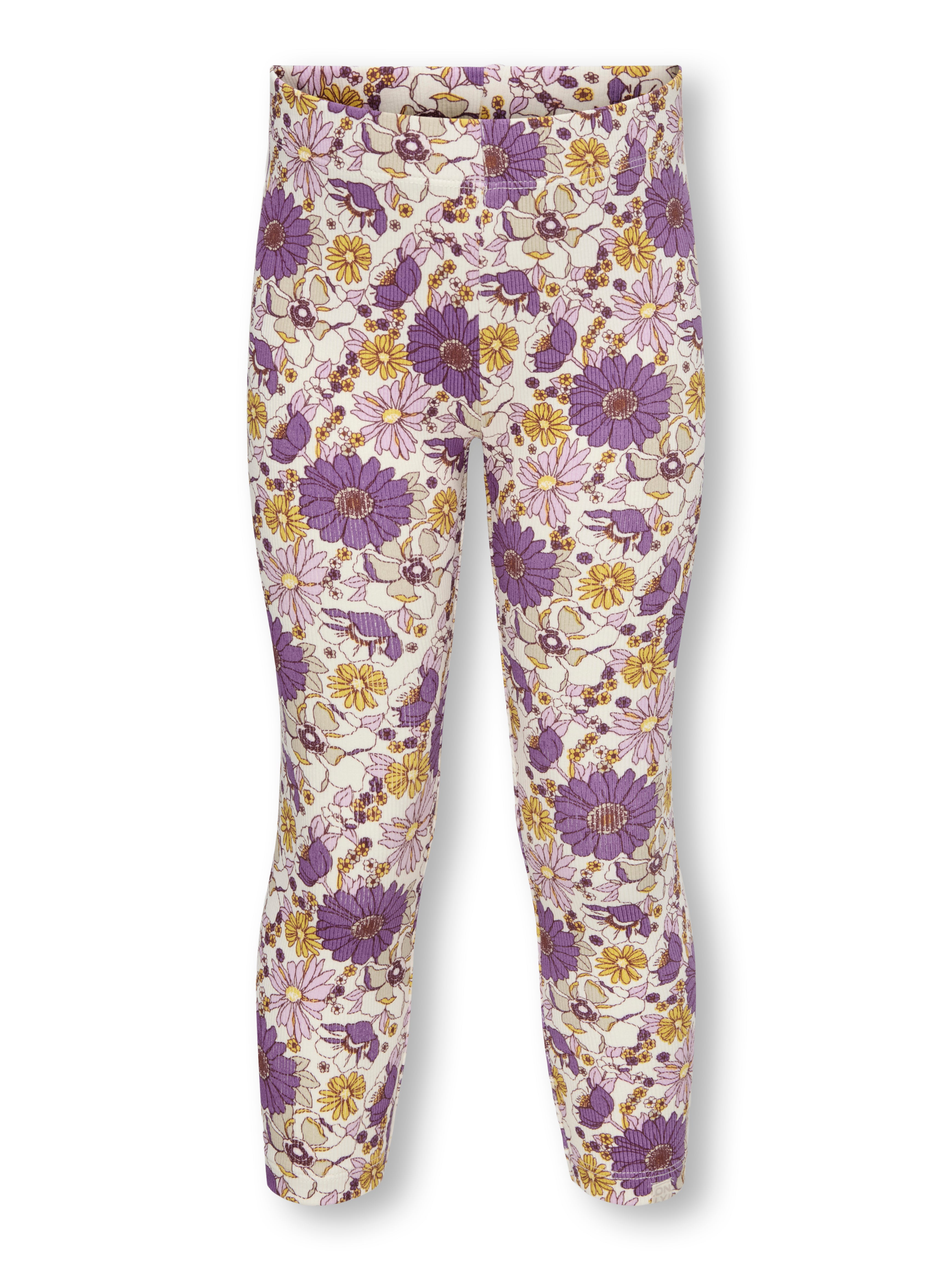 Only Mini Trinny Life Leggings Tofu Flower Bouquet 92 Cm