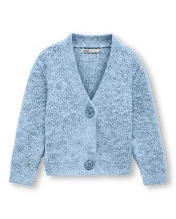 Oriana Langærmet Glitter Cardigan Blue 110