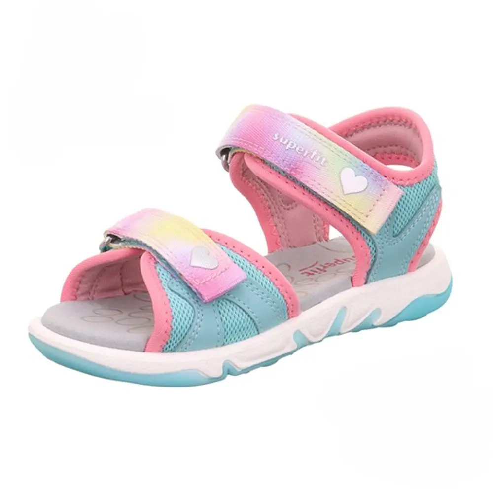 Pebbles Sandal Lysegrøn Rosa 25