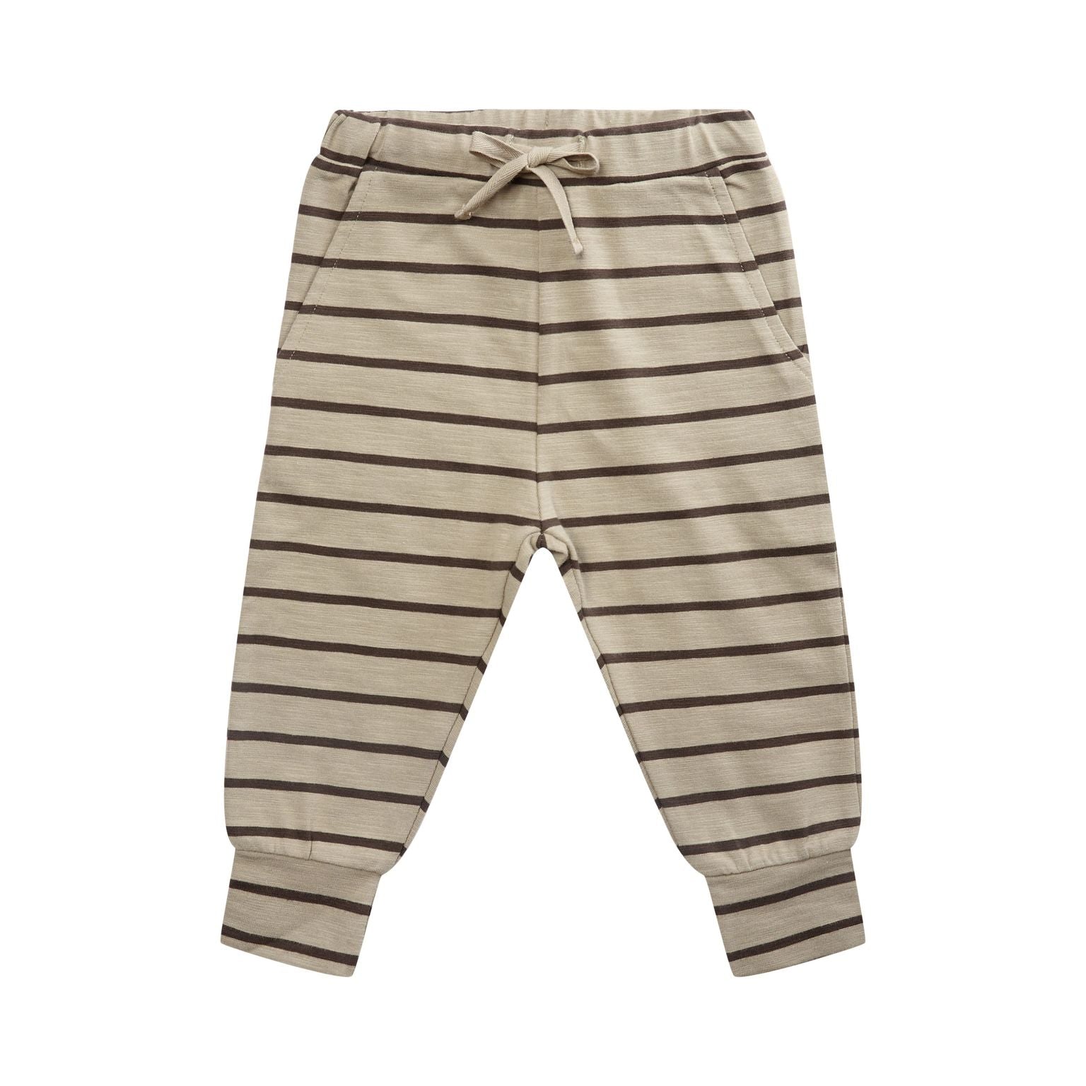 Petit By Sofie Schnoor Pants Striber Dusty Green 56 Cm