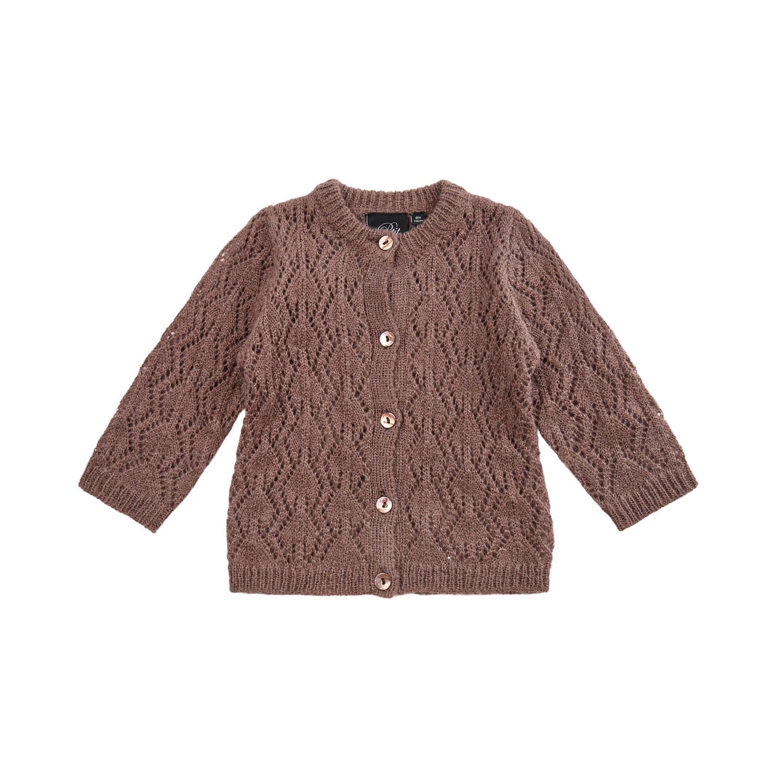 Petit By Sofie Schnoor Strik Warm Brown 56-62 Cm