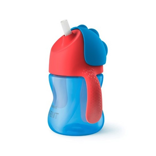 Philips Avent  Bendy Sugerørskop  Blå Rød   Str     Mdr
