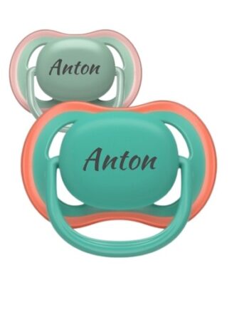 Philips Avent Ultra Air  Str      -18 Mdr    Symmetrisk Silikone  Sutter Med Navn