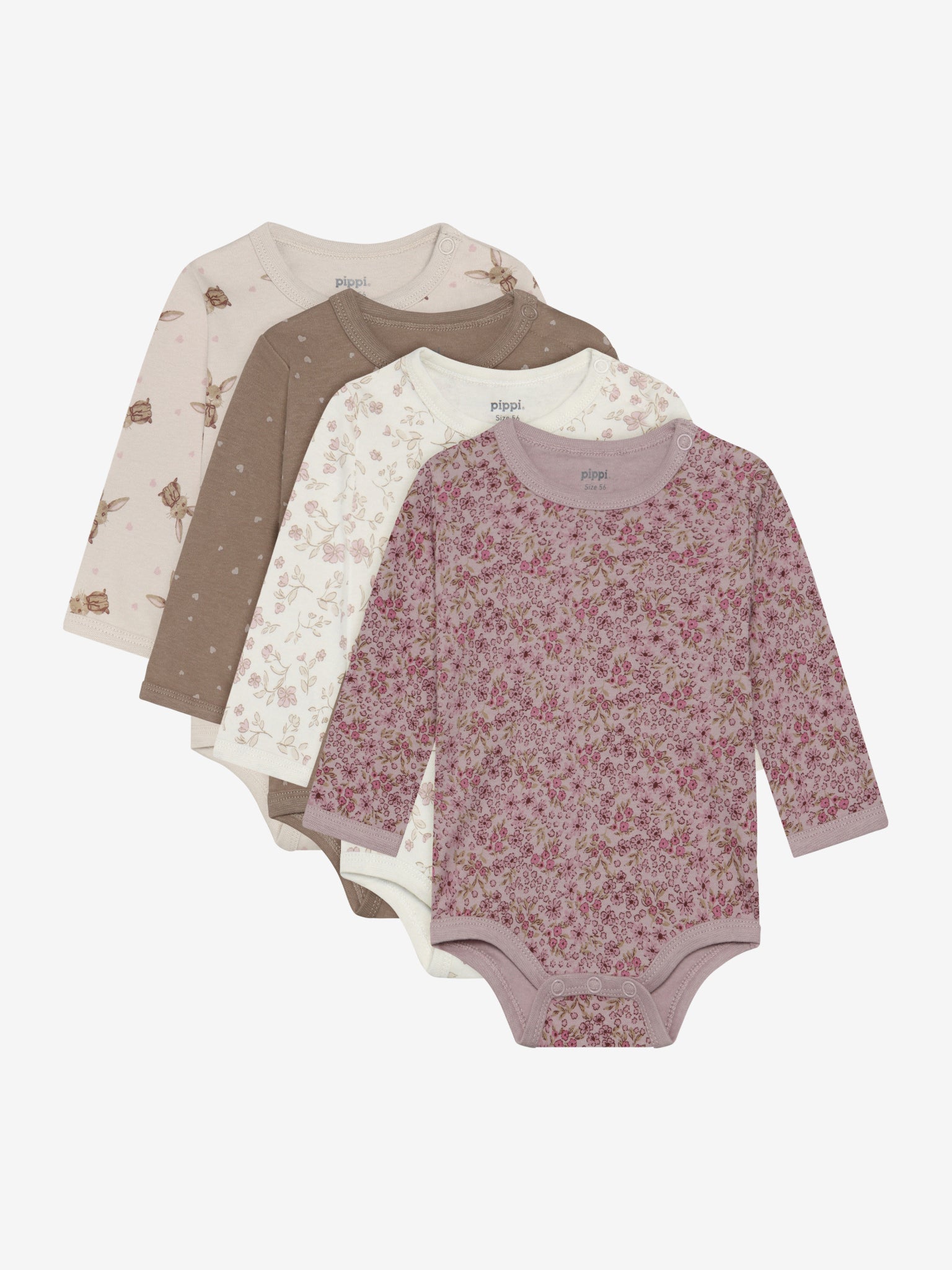 Pippi Langærmet Body   Stk Violet Ice 50
