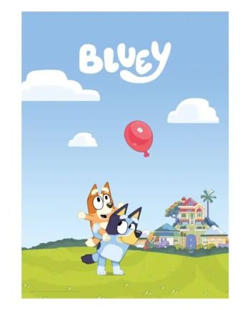 Plakat Bluey Ballon 30x40