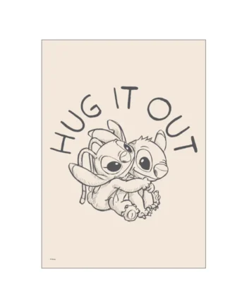 Plakat Disney Stitch Og Engel 30x40
