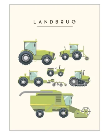 Plakat Landbrugsmaskiner  A3