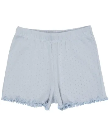 Pointelle Shorts Dusty Blue 110