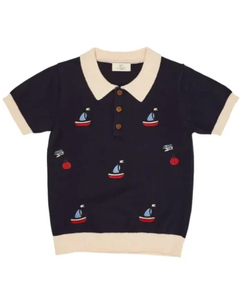 Polo    Både Cream Navy 98