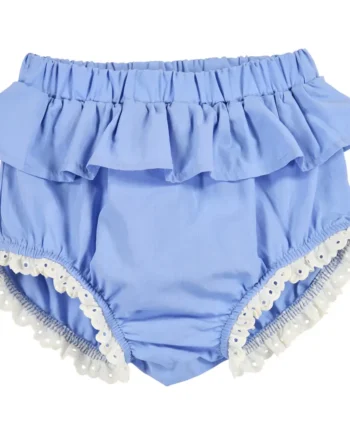 Poplin Flæse Bloomers Shell Blue 56 62