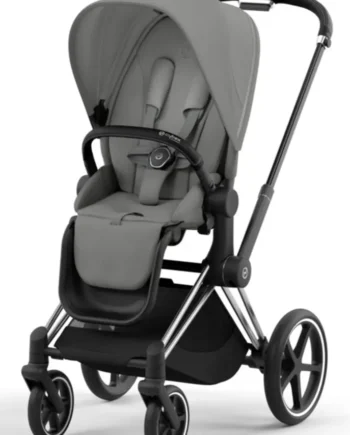 Priam Klapvogn Mirage Grey Chrome Black