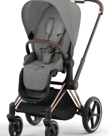 Priam Klapvogn Mirage Grey Rosegold