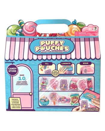 Puffy Pouches Squeeze Sjov Blå