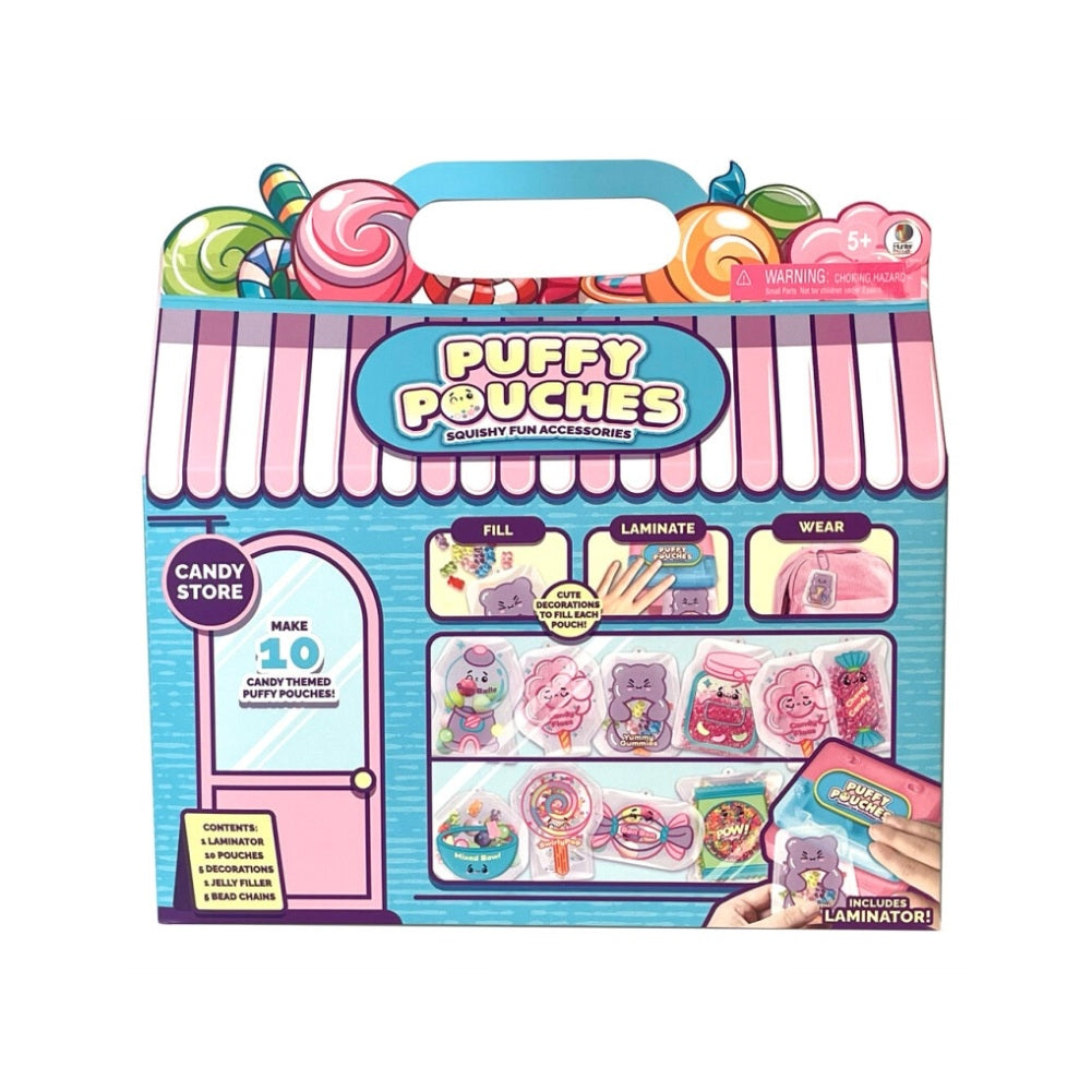 Puffy Pouches Squeeze Sjov Blå