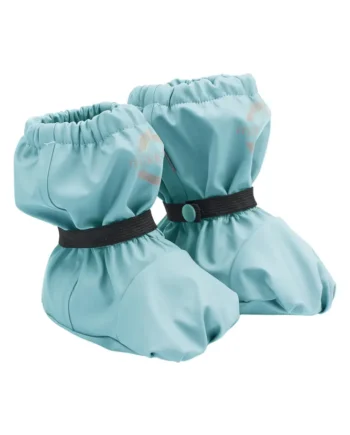 Regnovertræks Footies Pu    Fleece Stone Blue 86