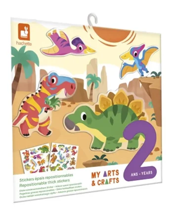 Repositionable Thick Stickers-dinosaur