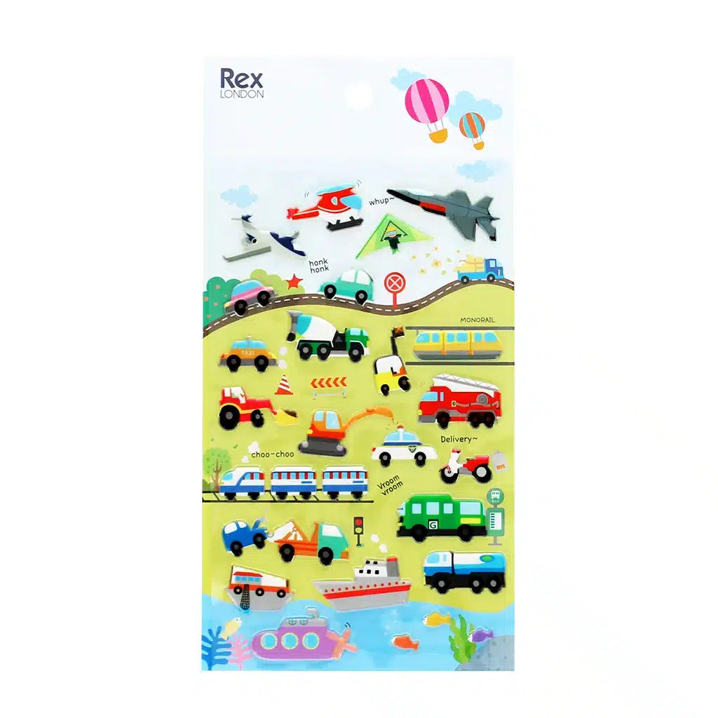 Rex London Klistermærker Maskiner Puffy