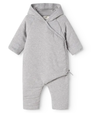 Rex Vatteret Baby Heldragt Light Grey Melange 68-74