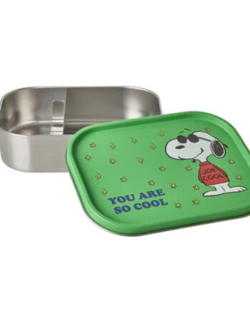 Rice Madkasse Rustfri Stål Snoopy Grøn