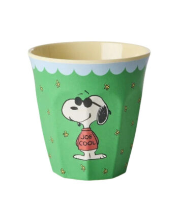 Rice Melamin Krus Snoopy Grøn 250 Ml