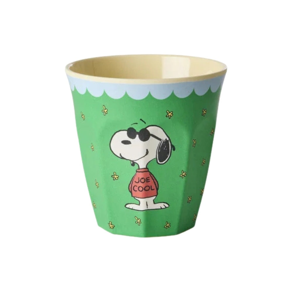 Rice Melamin Krus Snoopy Grøn 250 Ml