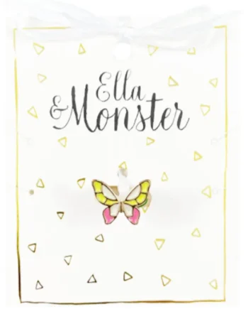 Ring Pink Butterfly