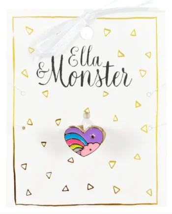 Ring Rainbow Heart Purple