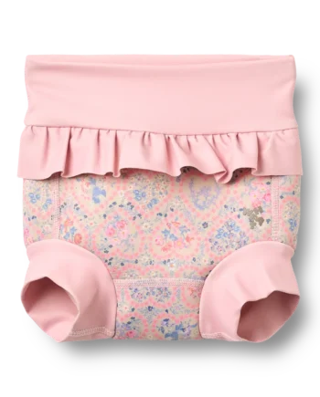 Rita Neoprene Badeble Pink Heart Flowers  -  år