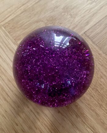 Sensorisk Glitterbold   Stk  Lilla