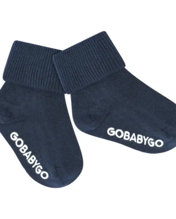Skridsikre Strømper Bomuld Navy Blue 17 19