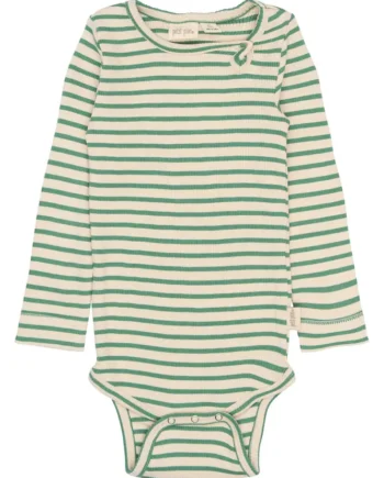 Sky Langærmet Body Frosty Spruce Striped 86 Cm