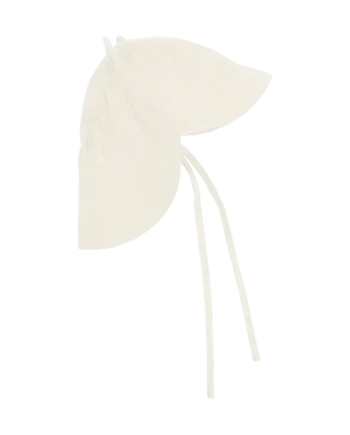 Sommerhat    ører Muslin Antique White  -12 Mdr