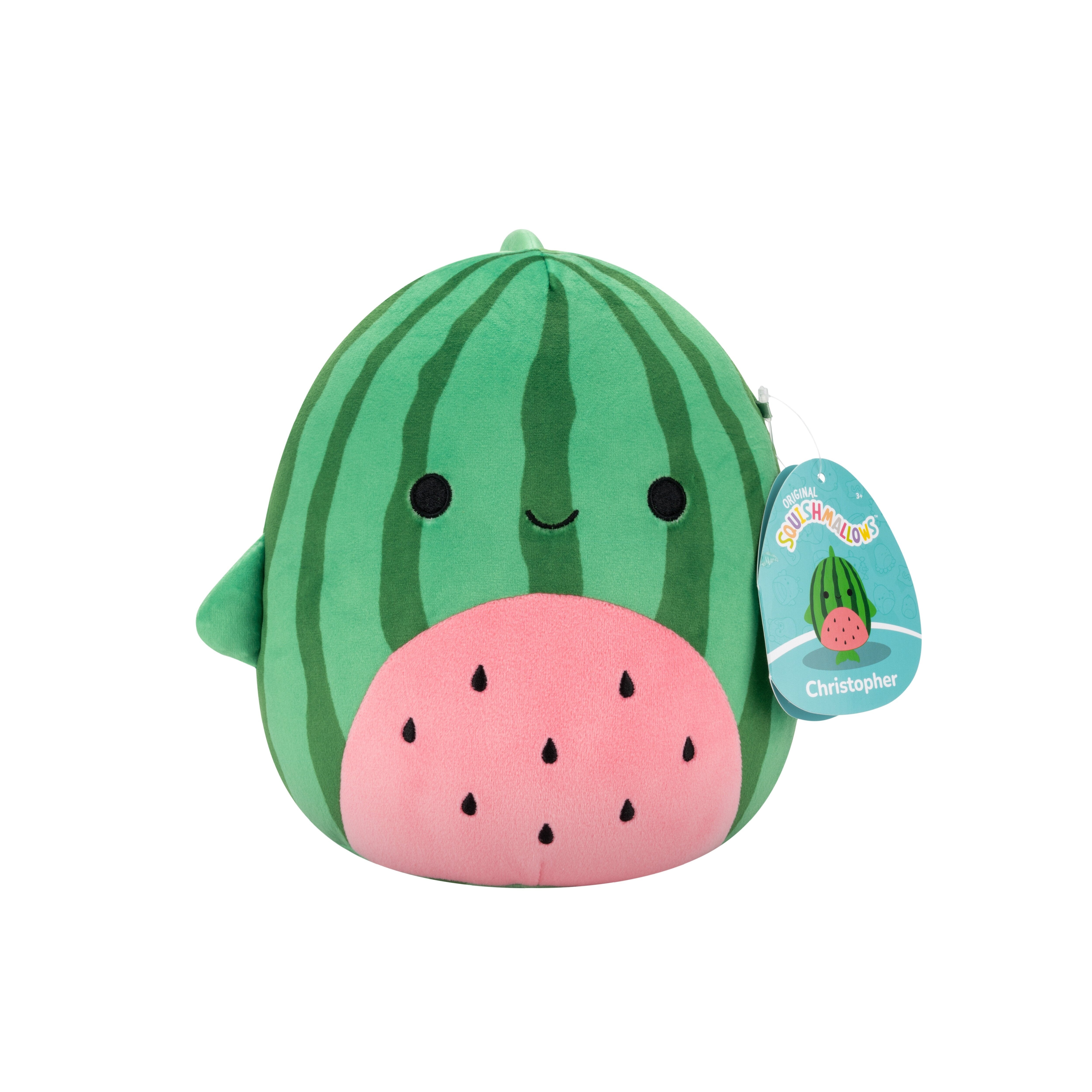 Squishmallows Bamse 19 Cm Christopher Watermelon Whale