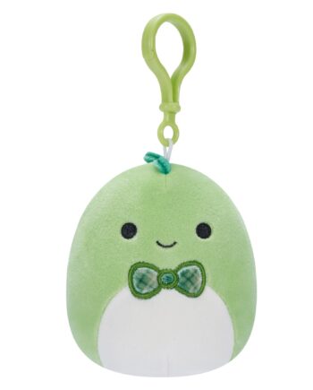 Squishmallows Clip On Danny The Dino Whit Bowtie   Cm