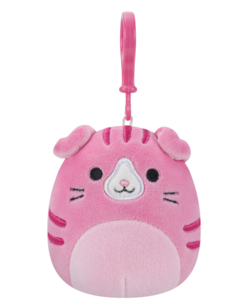 Squishmallows Clip On Geraldine The Scottish Fold Cat   Cm