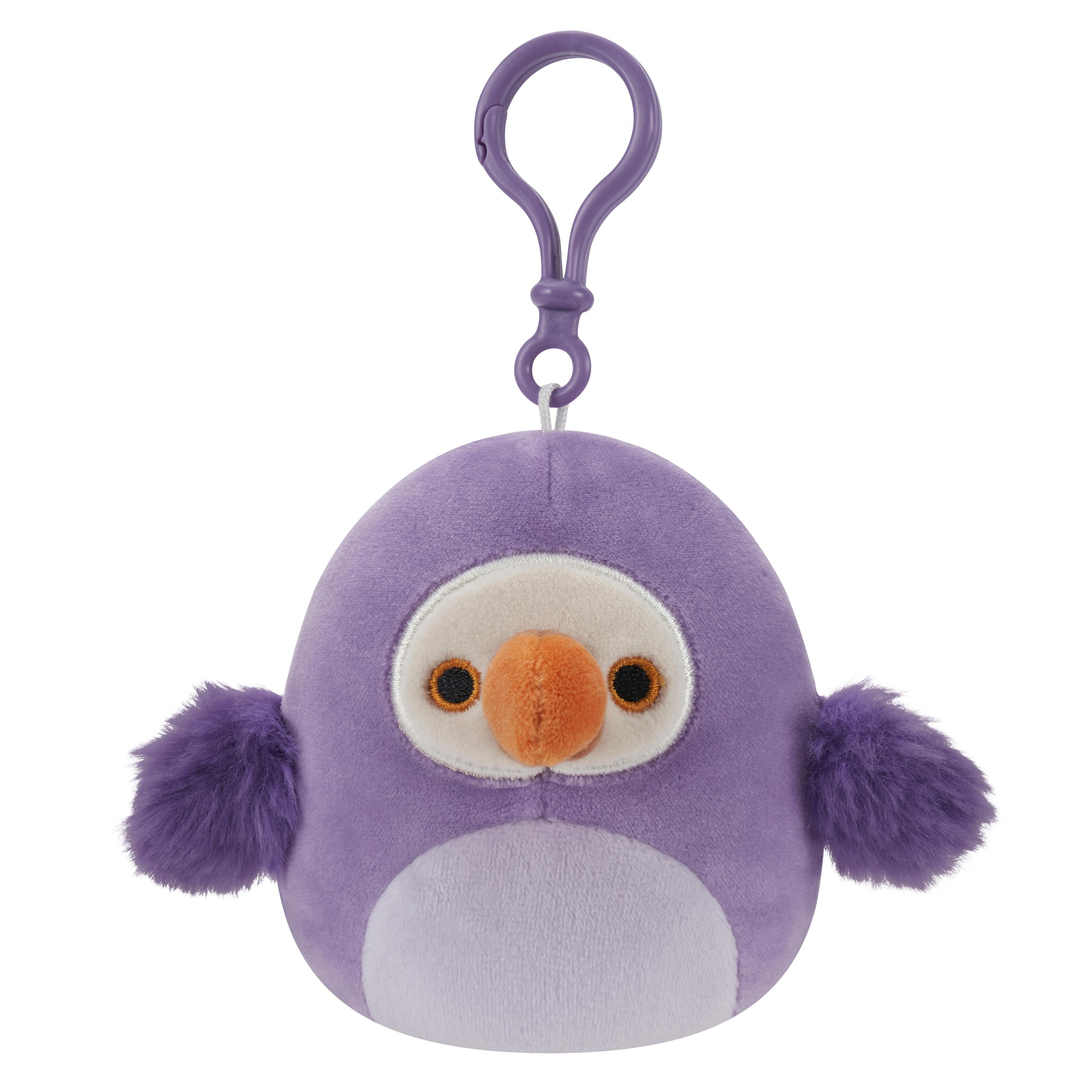 Squishmallows Clip On Neha The Purple Dodo   Cm