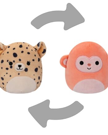 Squishmallows Flip   Mallow Cheetah Elton The Monkey 13 Cm