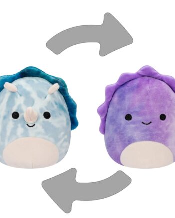 Squishmallows Flip   Mallow Delilah The Purple Dino Jerome The Blue Dino 13